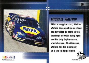 2002 Press Pass Optima #30 Michael Waltrip Back