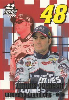 2002 Press Pass Stealth #69 Jimmie Johnson Front