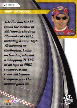 2002 Press Pass Stealth - Lap Leader #LL 7 Jeff Gordon Back