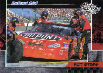 2002 Press Pass Trackside #72 Jeff Gordon's Car Front