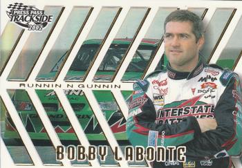 2002 Press Pass Trackside - Runnin n' Gunnin #RG 4 Bobby Labonte Front
