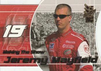 2002 Press Pass VIP - Making The Show #MS 10 Jeremy Mayfield Front