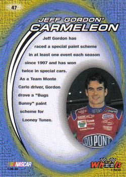 2002 Wheels High Gear #47 Jeff Gordon Carmeleon Back