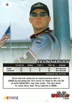 2002 Wheels High Gear #9 Kevin Harvick Back