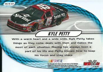 2002 Wheels High Gear - High Groove #HG 19 Kyle Petty Back
