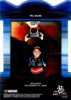 2003 Press Pass Eclipse - Racing Champions #RC 34 Kurt Busch Back