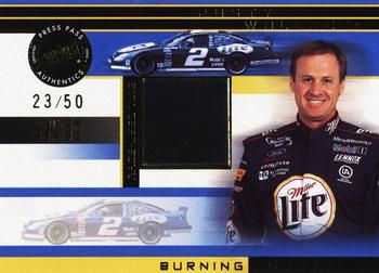 2003 Press Pass - Burning Rubber Drivers #BRD 5 Rusty Wallace Front
