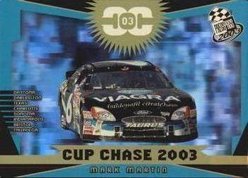 2003 Press Pass - Cup Chase Redemption #CCR11 Mark Martin Front