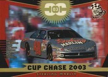 2003 Press Pass - Cup Chase Redemption #CCR14 Sterling Marlin Front
