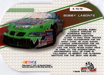 2003 Press Pass - Showman #S 7A Bobby Labonte Back