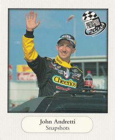 2003 Press Pass - Snapshots #SS 1 John Andretti Front