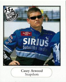 2003 Press Pass - Snapshots #SS 2 Casey Atwood Front