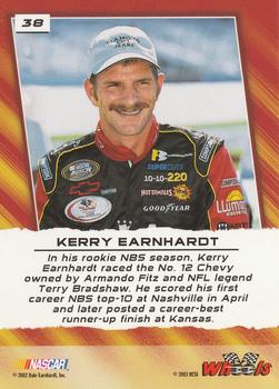2003 Wheels High Gear #38 Kerry Earnhardt Back