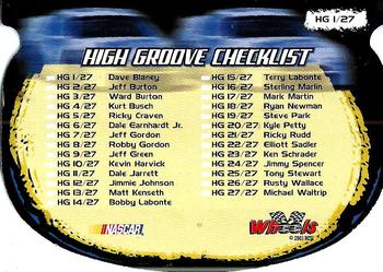 2003 Wheels High Gear - High Groove #HG 1 Dave Blaney Back