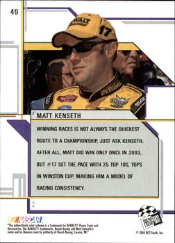 2004 Press Pass Eclipse #49 Matt Kenseth Back