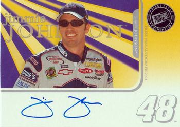 2004 Press Pass - Autographs #NNO Jimmie Johnson Front