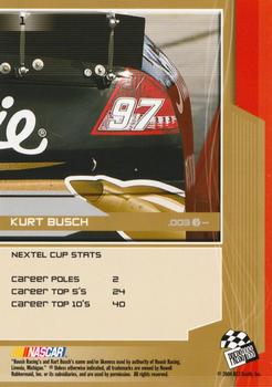 2004 Press Pass Stealth #1 Kurt Busch Back