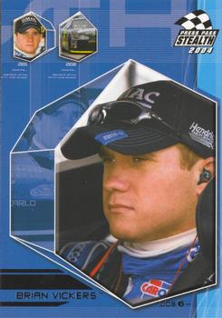 2004 Press Pass Stealth #24 Brian Vickers Front