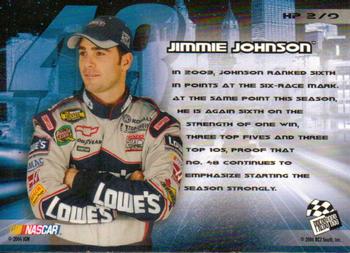 2004 Press Pass Trackside - Hot Pursuit #HP 2 Jimmie Johnson Back