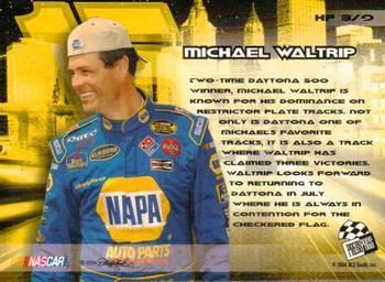 2004 Press Pass Trackside - Hot Pursuit #HP 3 Michael Waltrip Back