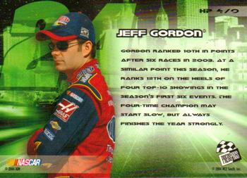 2004 Press Pass Trackside - Hot Pursuit #HP 4 Jeff Gordon Back
