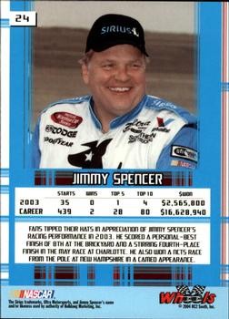 2004 Wheels High Gear #24 Jimmy Spencer Back
