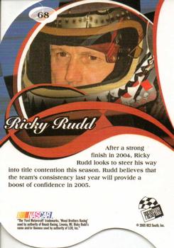 2005 Press Pass Premium #68 Ricky Rudd Back