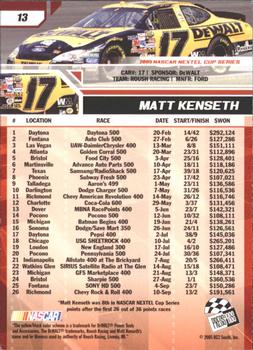 2006 Press Pass #13 Matt Kenseth Back