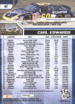2006 Press Pass #42 Carl Edwards Back