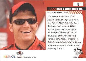 2006 Press Pass Optima #8 Dale Earnhardt Jr. Back