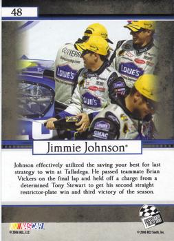 2006 Press Pass VIP #48 Jimmie Johnson Back