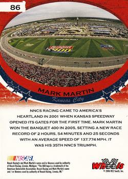 2006 Wheels American Thunder #86 Mark Martin Back