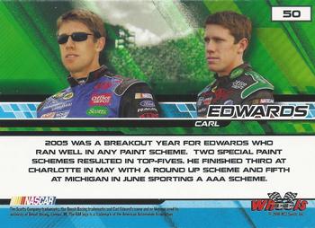 2006 Wheels High Gear #50 Carl Edwards' Car Back