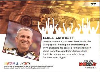 2006 Wheels High Gear #77 Dale Jarrett Back