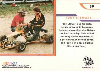 2007 Press Pass Eclipse #59 Tony Stewart Back