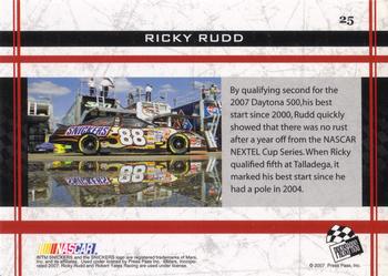 2007 Press Pass VIP #25 Ricky Rudd Back