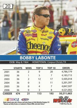 2007 Wheels High Gear #20 Bobby Labonte Back