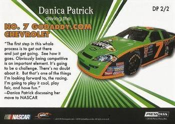 2010 Press Pass Eclipse - Danica #DP 2 Danica Patrick Back