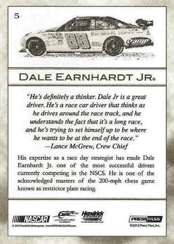 2010 Press Pass Eclipse - Gold #5 Dale Earnhardt Jr. Back