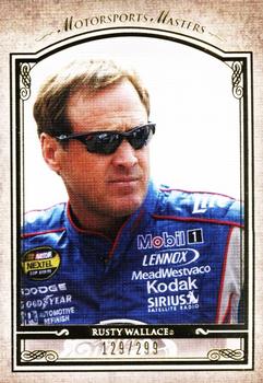 2010 Press Pass Legends - Motorsports Masters Gold #MM-RW Rusty Wallace Front