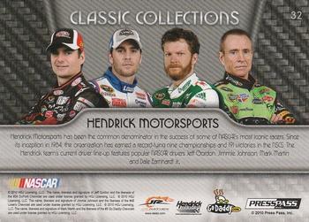 2010 Press Pass Showcase - 4th Gear (Melting) #32 Dale Earnhardt Jr. / Jimmie Johnson / Jeff Gordon / Mark Martin Back