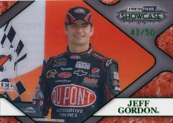 2010 Press Pass Showcase - Racing's Finest Green #RF 10 Jeff Gordon Front