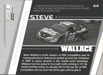 2010 Press Pass Stealth - Black and White #44 Steve Wallace Back