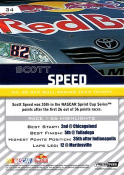 2010 Press Pass - Blue #34 Scott Speed Back