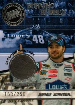 2010 Press Pass - Burning Rubber #BR5 Jimmie Johnson Front