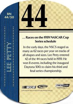 2010 Press Pass - By The Numbers #BN 44 Lee Petty Back
