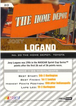 2010 Press Pass - Holofoil #20 Joey Logano Back