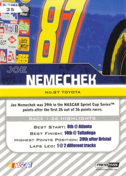 2010 Press Pass - Holofoil #35 Joe Nemechek Back
