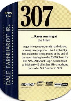 2010 Press Pass - By The Numbers (Walmart) #BNW 1 Dale Earnhardt Jr. Back