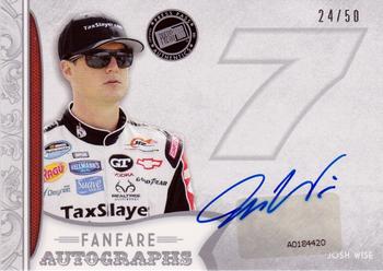2011 Press Pass Fanfare - FanFare Autographs Silver #FA-JW Josh Wise Front